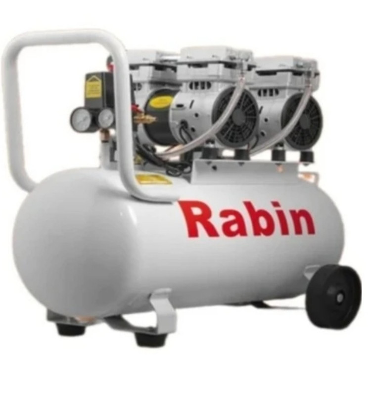 کمپرسور ۵۰ لیتری سایلنت دو موتوره ۱۵۰۰ وات رابین مدل R2650
